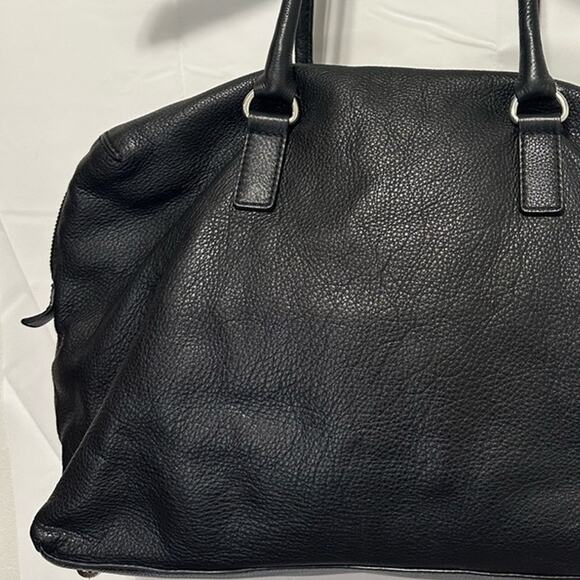 Michael Kors Large Weekender Tote Bag Black Pebbled Leather - Picture 3 of 13
